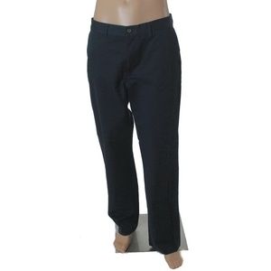 Haggar Mens Straight Fit Dress Pants 38X32 Navy